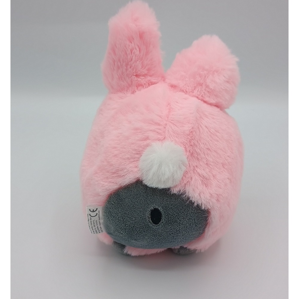 5" Kidrobot x Kozik Litton Small Pink PLUSH Springtime Gray Face Bunny 8 - Picture 3 of 3